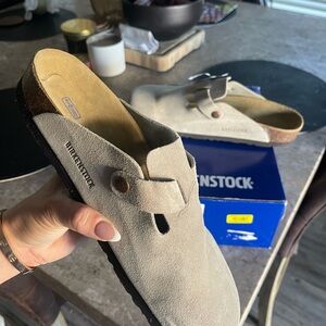 Birkenstock Men's Suede Slip-Ons clog